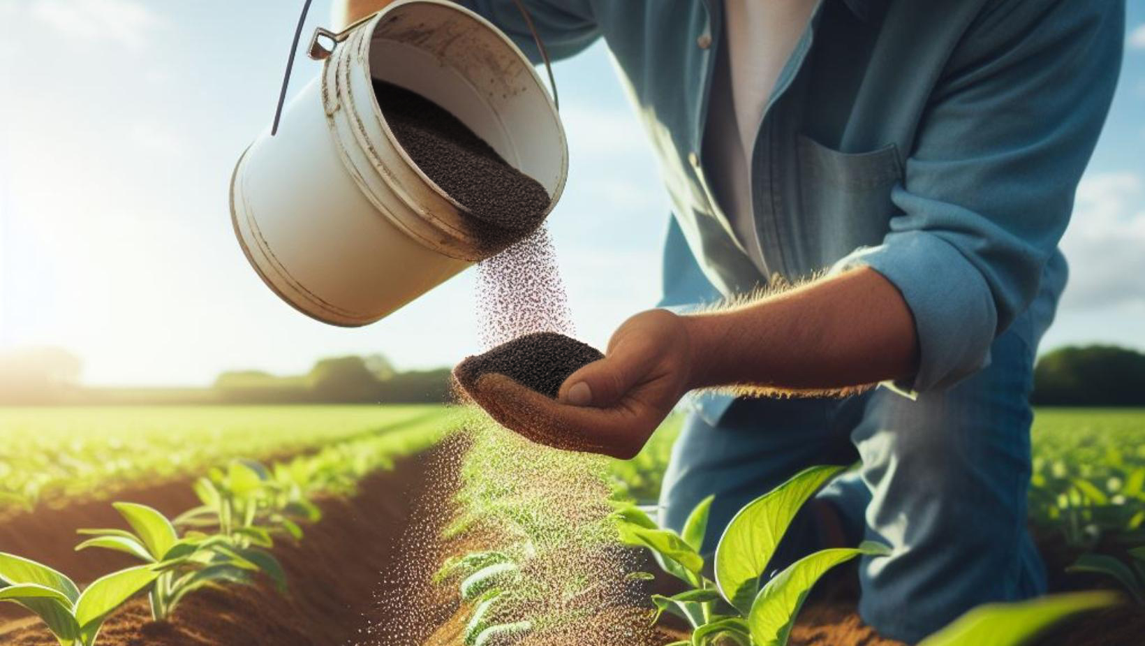 Fertilización de sembradíos.